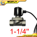 low price 220v ac/24v dc underwater solenoid valve 0~10bar direct-acting type